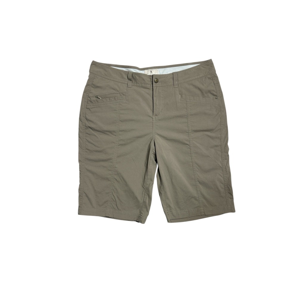 Royal Robbins Discovery Shorts Womens 12 Brown Taupe Hiking Outdoor 33114